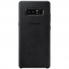 Capac Protectie Spate Samsung Alcantara Cover Pentru Samsung Galaxy Note 8 - Negru