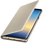 Book Led View Samsung Pentru Samsung Galaxy Note 8 - Auriu