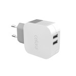 Incarcator Retea Cellara Dual Usb 1a/2.4a