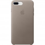 Capac Protectie Spate Apple Din Piele Pentru iPhone 7 Plus/8 Plus - Gri