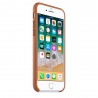 Capac Protectie Spate Apple Din Piele Pentru Iphone 7/8 - Maro