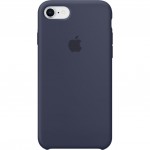 Capac Protectie Spate Apple Din Silicon Pentru Iphone 7/8 - Albastru