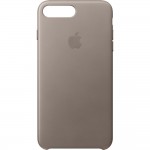 Capac Protectie Spate Apple Din Piele Pentru Iphone 7 Plus/8 Plus - Gri Deschis
