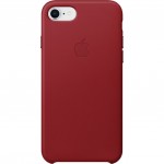 Capac Protectie Spate Apple Din Piele Pentru Iphone 7/8 - Rosu