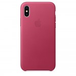 Capac Protectie Spate Apple Din Piele Pentru Iphone X - Roz