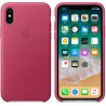 Capac Protectie Spate Apple Din Piele Pentru Iphone X - Roz