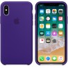 Capac Protectie Spate Apple Din Silicon Pentru iPhone X - Violet