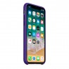 Capac Protectie Spate Apple Din Silicon Pentru iPhone X - Violet