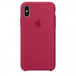 Capac Protectie Spate Apple Din Silicon Pentru iPhone X - Roz Inchis
