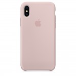 Capac Protectie Spate Apple Din Silicon Pentru iPhone X - Roz