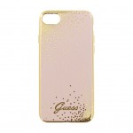 Capac Protectie Spate Guess Pentru Iphone 7 Colectia Dots - Roz