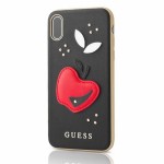 Capac Protectie Spate Guess Pentru iPhone X Colectia Fruitistic - Negru