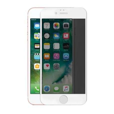 Folie Protectie Ecran Sticla 3D Cellara Pentru iPhone 7 Plus/8 Plus- Alb