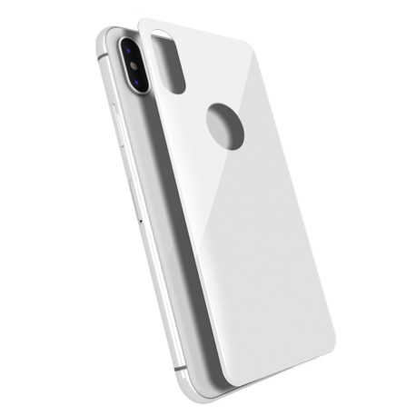Folie Protectie Spate Din Sticla 3d Cellara Pentru Iphone X - Alb