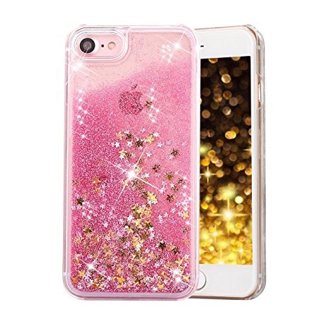 Capac Protectie Spate Cellara Colectia Glitter Pentru Iphone 6/7/8 - Roz