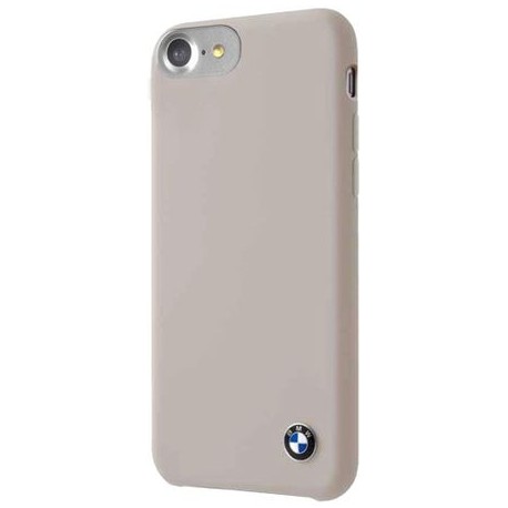 Capac Protectie Spate Bmw Din Silicon Pentru iPhone 7/8 - Gri Deschis