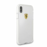 Capac Protectie Spate Ferrari Anti-soc Pentru iPhone X Racing Logo- Transparent