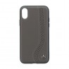 Capac Protectie Spate Mercedes Din Piele Pentru iPhone X Colectia New Bow I - Maro