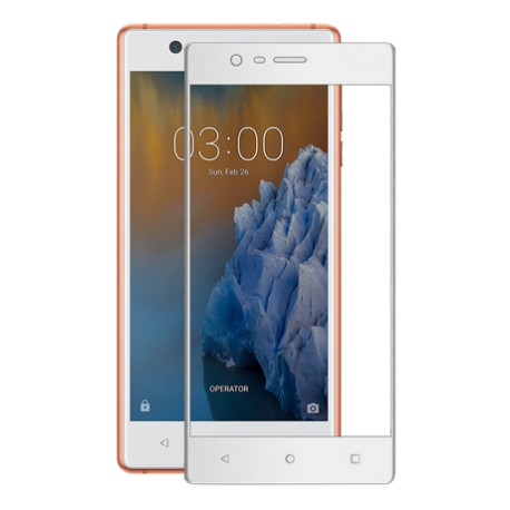 Folie Protectie Ecran Sticla 2.5 Mobiama Pentru Nokia 3 - Alb